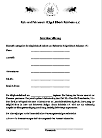 Beitrittserklärung beitrittserklaerung